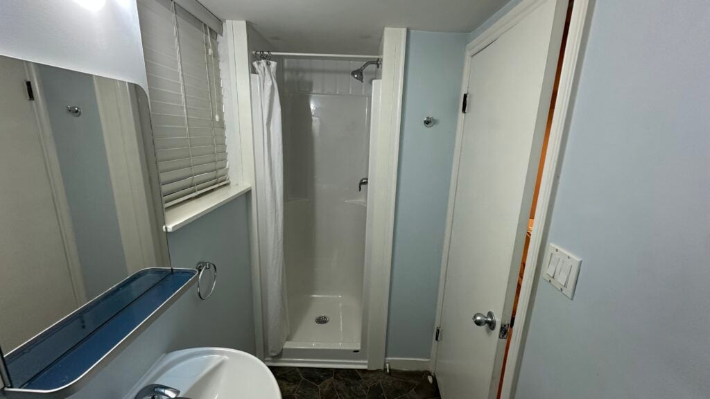 Shower Replacement Project in Vancouver Basement Bathroom