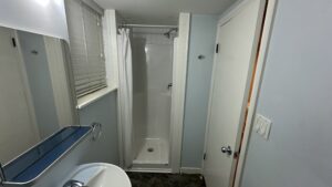 Shower Replacement Project in Vancouver Basement Bathroom