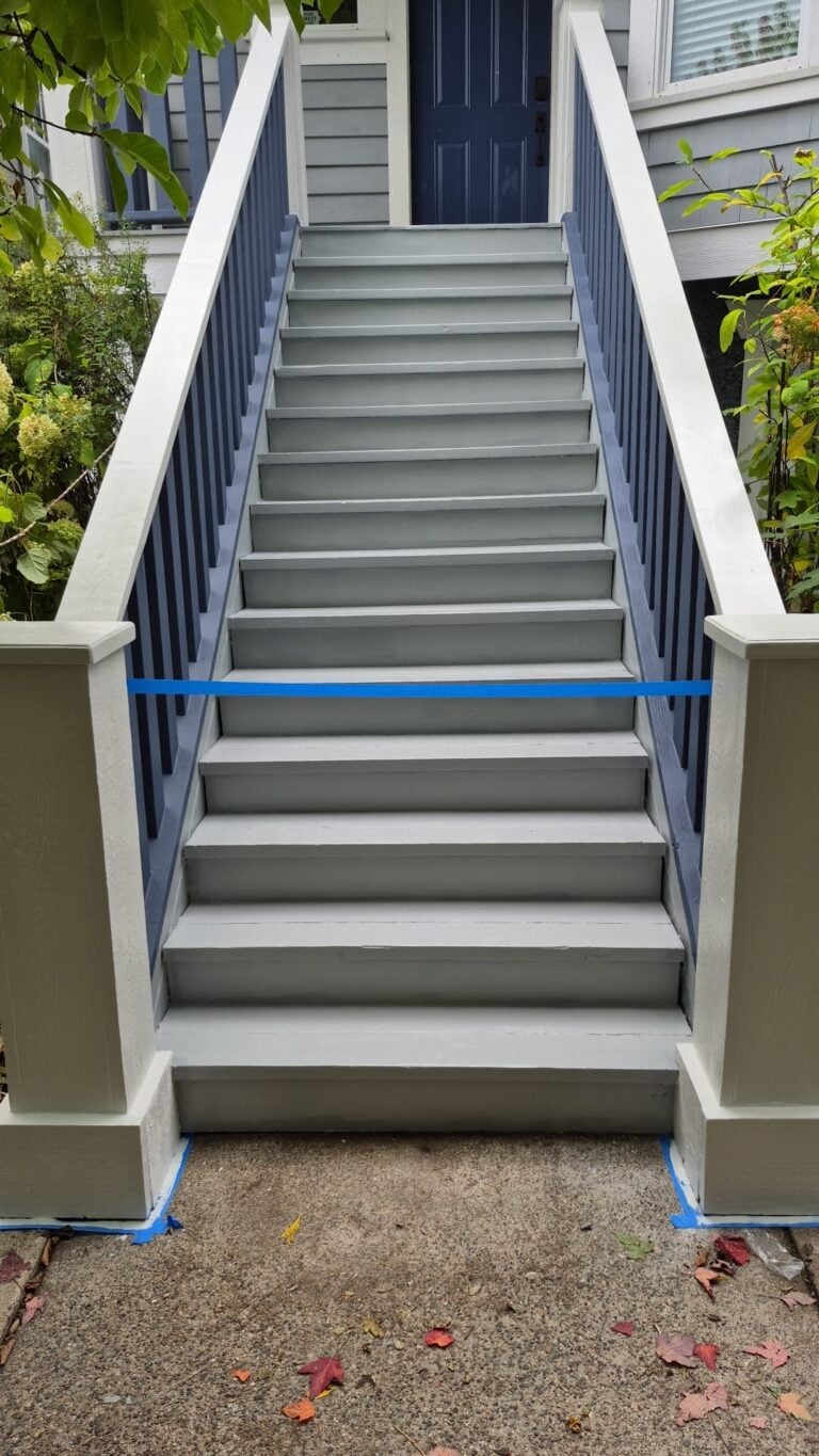 Exterior Stairs Painting in Vancouver